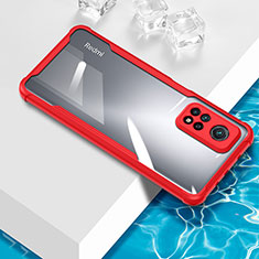 Coque Ultra Fine TPU Souple Housse Etui Transparente BH1 pour Xiaomi Mi 10T 5G Rouge