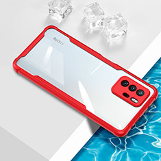 Coque Ultra Fine TPU Souple Housse Etui Transparente BH1 pour Xiaomi Poco X3 GT 5G Rouge