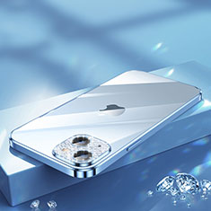 Coque Ultra Fine TPU Souple Housse Etui Transparente Bling-Bling LD2 pour Apple iPhone 13 Bleu
