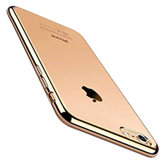 Coque Ultra Fine TPU Souple Housse Etui Transparente C01 pour Apple iPhone SE3 (2022) Or