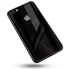 Coque Ultra Fine TPU Souple Housse Etui Transparente C02 pour Apple iPhone 7 Noir