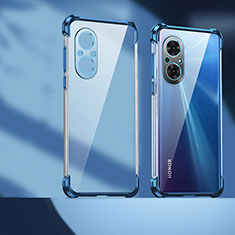 Coque Ultra Fine TPU Souple Housse Etui Transparente D01 pour Huawei Honor 50 SE 5G Bleu