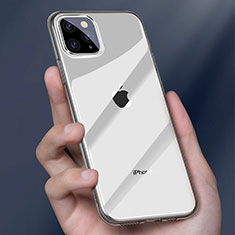 Coque Ultra Fine TPU Souple Housse Etui Transparente H01 pour Apple iPhone 11 Pro Max Gris