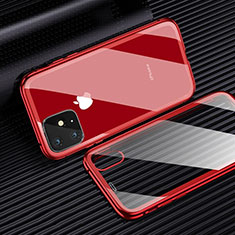 Coque Ultra Fine TPU Souple Housse Etui Transparente H01 pour Apple iPhone 11 Rouge