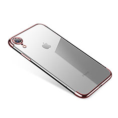 Coque Ultra Fine TPU Souple Housse Etui Transparente H01 pour Apple iPhone XR Or Rose