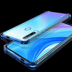 Coque Ultra Fine TPU Souple Housse Etui Transparente H01 pour Huawei Enjoy 10 Plus Bleu