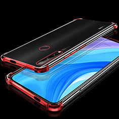 Coque Ultra Fine TPU Souple Housse Etui Transparente H01 pour Huawei Enjoy 10 Plus Rouge