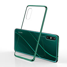 Coque Ultra Fine TPU Souple Housse Etui Transparente H01 pour Huawei Enjoy 10e Vert