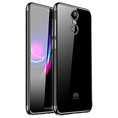 Coque Ultra Fine TPU Souple Housse Etui Transparente H01 pour Huawei Enjoy 6 Noir