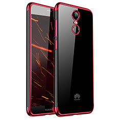 Coque Ultra Fine TPU Souple Housse Etui Transparente H01 pour Huawei Enjoy 6 Rouge