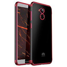 Coque Ultra Fine TPU Souple Housse Etui Transparente H01 pour Huawei Enjoy 6S Rouge