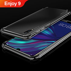 Coque Ultra Fine TPU Souple Housse Etui Transparente H01 pour Huawei Enjoy 9 Noir