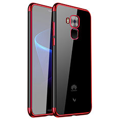 Coque Ultra Fine TPU Souple Housse Etui Transparente H01 pour Huawei G9 Plus Rouge