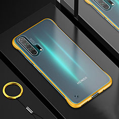 Coque Ultra Fine TPU Souple Housse Etui Transparente H01 pour Huawei Honor 20 Pro Jaune