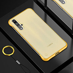 Coque Ultra Fine TPU Souple Housse Etui Transparente H01 pour Huawei Honor 20S Or