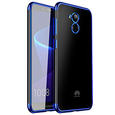 Coque Ultra Fine TPU Souple Housse Etui Transparente H01 pour Huawei Honor 6C Bleu