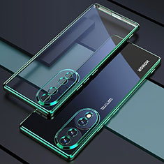 Coque Ultra Fine TPU Souple Housse Etui Transparente H01 pour Huawei Honor 70 Pro 5G Vert