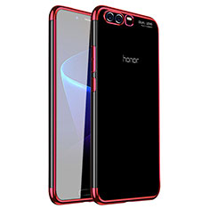 Coque Ultra Fine TPU Souple Housse Etui Transparente H01 pour Huawei Honor 9 Premium Rouge