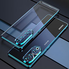 Coque Ultra Fine TPU Souple Housse Etui Transparente H01 pour Huawei Honor 90 5G Bleu