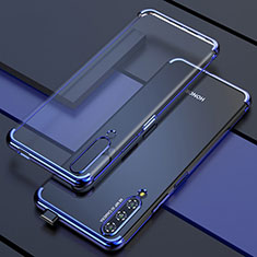 Coque Ultra Fine TPU Souple Housse Etui Transparente H01 pour Huawei Honor 9X Pro Bleu