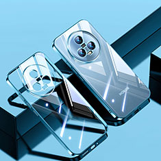Coque Ultra Fine TPU Souple Housse Etui Transparente H01 pour Huawei Honor Magic5 5G Bleu