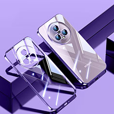 Coque Ultra Fine TPU Souple Housse Etui Transparente H01 pour Huawei Honor Magic5 5G Violet