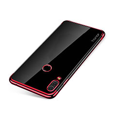 Coque Ultra Fine TPU Souple Housse Etui Transparente H01 pour Huawei Honor Note 10 Rouge