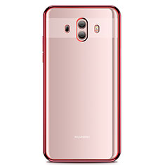 Coque Ultra Fine TPU Souple Housse Etui Transparente H01 pour Huawei Mate 10 Rouge