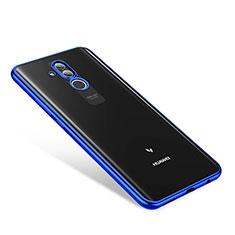 Coque Ultra Fine TPU Souple Housse Etui Transparente H01 pour Huawei Mate 20 Lite Bleu