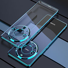Coque Ultra Fine TPU Souple Housse Etui Transparente H01 pour Huawei Mate 60 Bleu