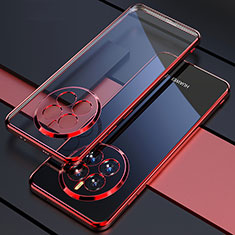 Coque Ultra Fine TPU Souple Housse Etui Transparente H01 pour Huawei Mate 60 Rouge