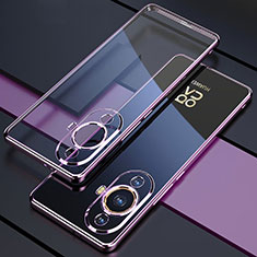 Coque Ultra Fine TPU Souple Housse Etui Transparente H01 pour Huawei Nova 11 Violet