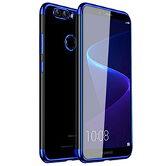 Coque Ultra Fine TPU Souple Housse Etui Transparente H01 pour Huawei Nova 2 Plus Bleu