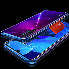 Coque Ultra Fine TPU Souple Housse Etui Transparente H01 pour Huawei Nova 5 Pro Bleu