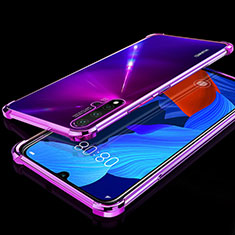 Coque Ultra Fine TPU Souple Housse Etui Transparente H01 pour Huawei Nova 5 Violet