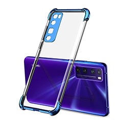 Coque Ultra Fine TPU Souple Housse Etui Transparente H01 pour Huawei Nova 7 Pro 5G Bleu