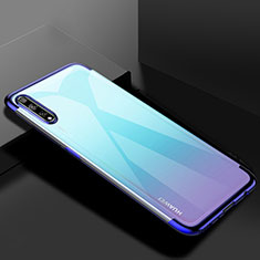 Coque Ultra Fine TPU Souple Housse Etui Transparente H01 pour Huawei P smart S Bleu