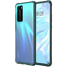 Coque Ultra Fine TPU Souple Housse Etui Transparente H01 pour Huawei P40 Pro Vert