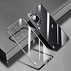 Coque Ultra Fine TPU Souple Housse Etui Transparente H01 pour Huawei P60 Noir