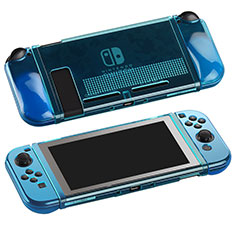 Coque Ultra Fine TPU Souple Housse Etui Transparente H01 pour Nintendo Switch Bleu