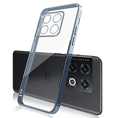 Coque Ultra Fine TPU Souple Housse Etui Transparente H01 pour OnePlus 10 Pro 5G Bleu