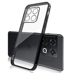 Coque Ultra Fine TPU Souple Housse Etui Transparente H01 pour OnePlus 10 Pro 5G Noir