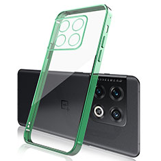 Coque Ultra Fine TPU Souple Housse Etui Transparente H01 pour OnePlus 10 Pro 5G Vert