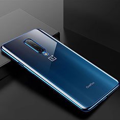 Coque Ultra Fine TPU Souple Housse Etui Transparente H01 pour OnePlus 8 Bleu