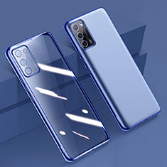 Coque Ultra Fine TPU Souple Housse Etui Transparente H01 pour Oppo A53s 5G Bleu