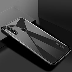 Coque Ultra Fine TPU Souple Housse Etui Transparente H01 pour Oppo A8 Noir