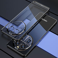 Coque Ultra Fine TPU Souple Housse Etui Transparente H01 pour Oppo Find X6 5G Noir