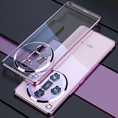 Coque Ultra Fine TPU Souple Housse Etui Transparente H01 pour Oppo Find X7 5G Violet