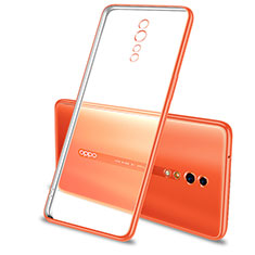 Coque Ultra Fine TPU Souple Housse Etui Transparente H01 pour Oppo Reno Z Orange