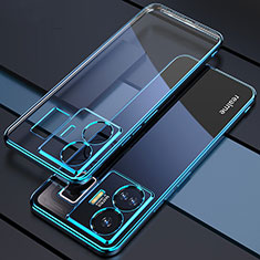 Coque Ultra Fine TPU Souple Housse Etui Transparente H01 pour Realme GT Neo5 5G Bleu